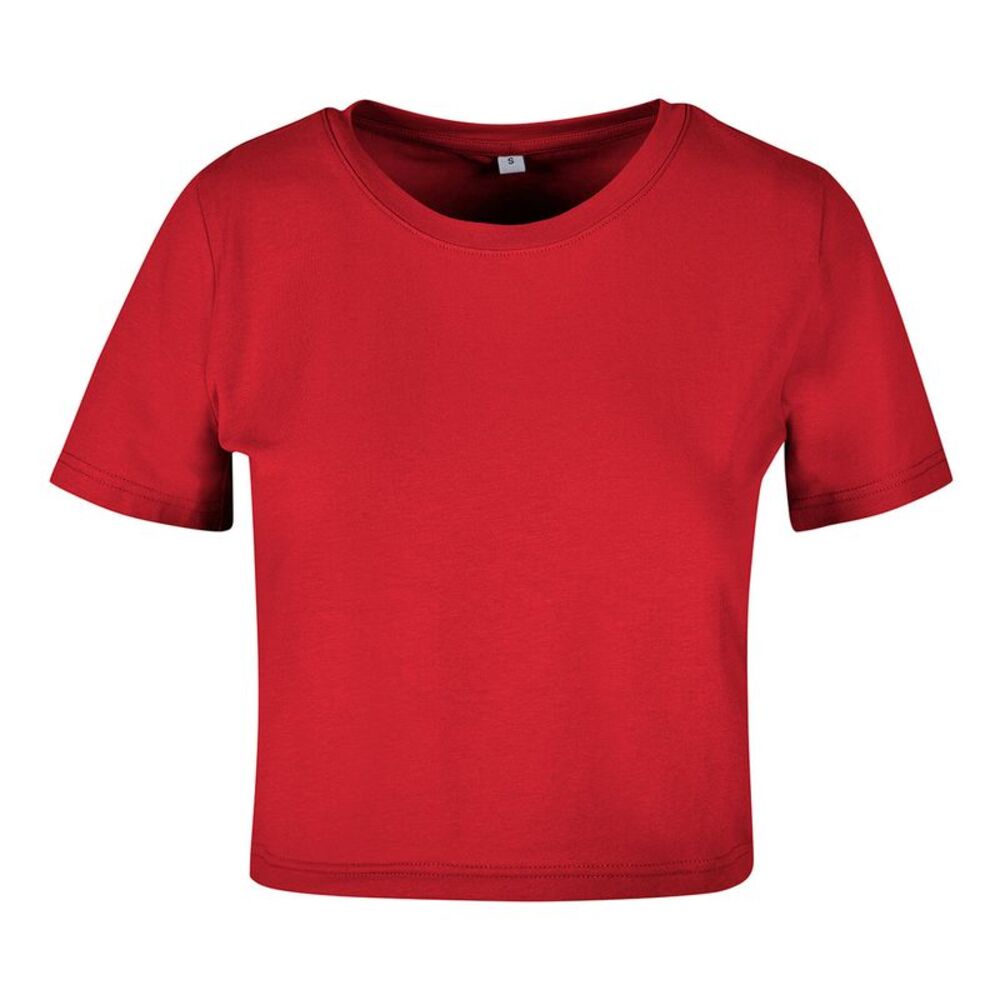 Build Your Brand Womens/Ladies Crop Top / City Red